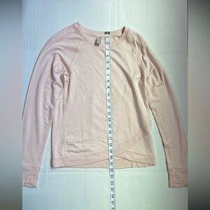 Athleta Girl Light Pink/Peachy Sweater in a size 14